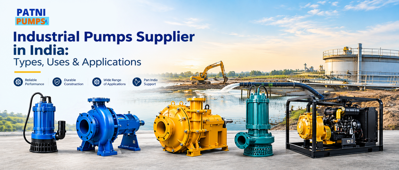 Industrial Pumps Supplier in India: Types, Uses & Applications