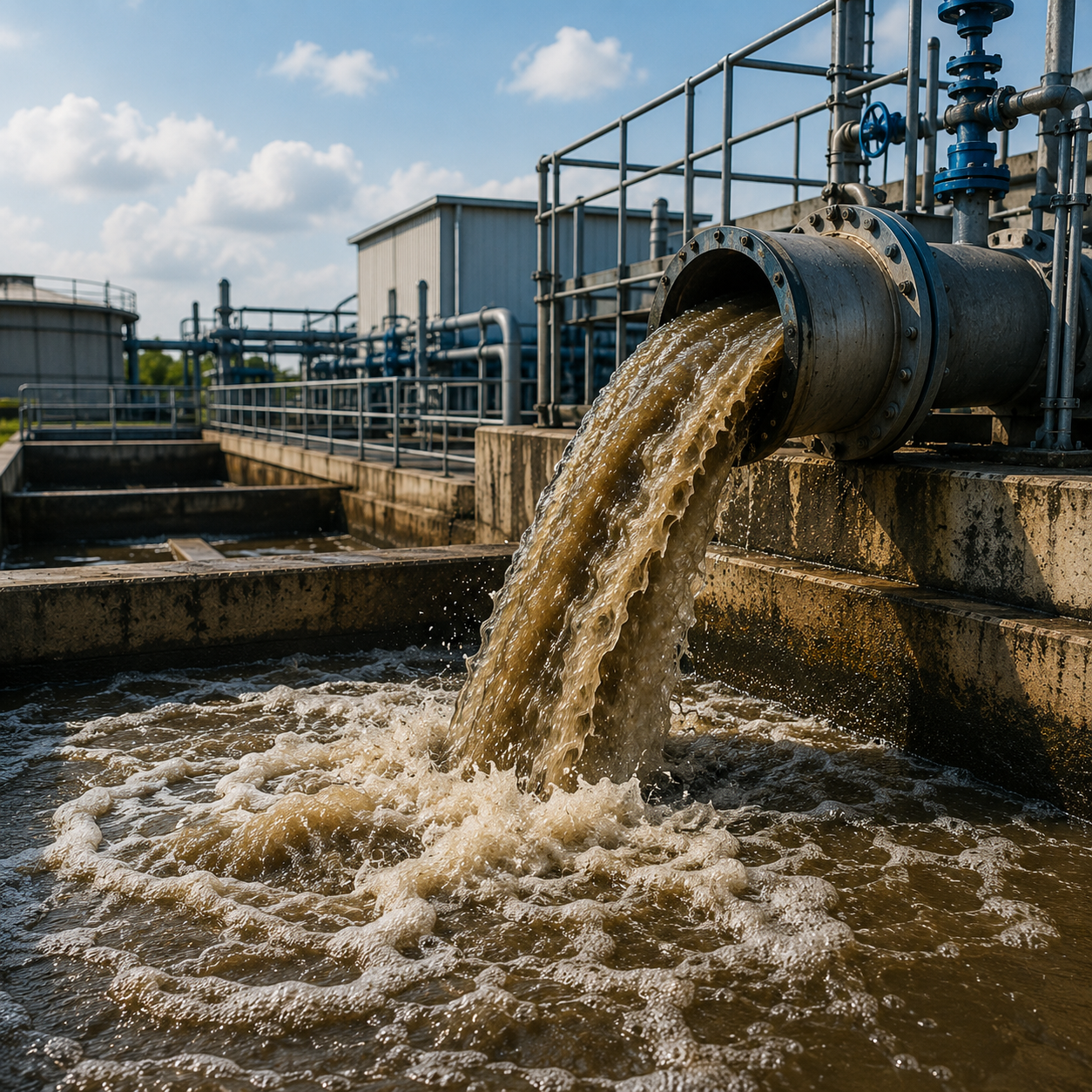 Dirty Water Enters Plant
